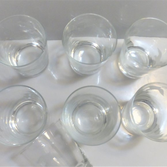 7 WHISKEY GLASSES Frosted w/ Etched Geese Bird Hunting Camp Vintage Shot Glass - Picture 4 of 10
